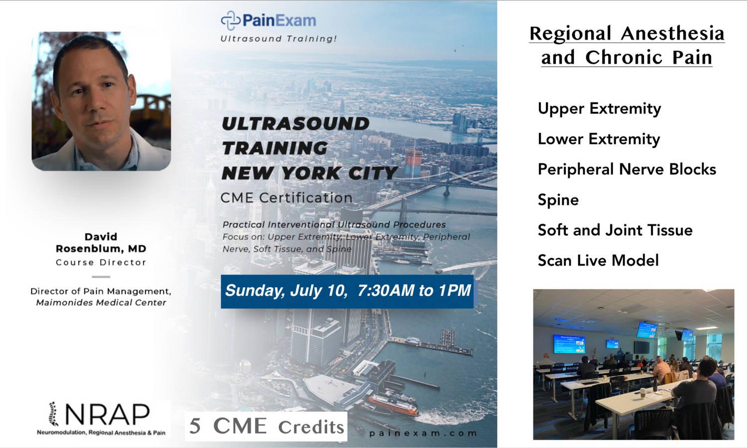 NRAP’s Blocks and Brunch Ultrasound CME Workshop- NYC July 10th